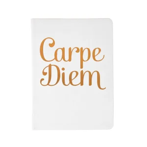 Essential Journal White Carpe Diem