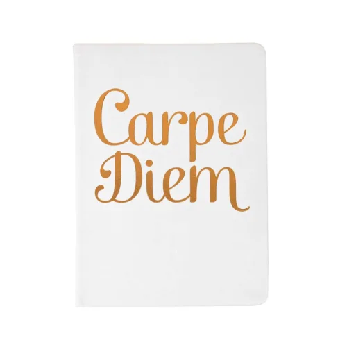 Eccolo - Essential Journal White Carpe Diem
