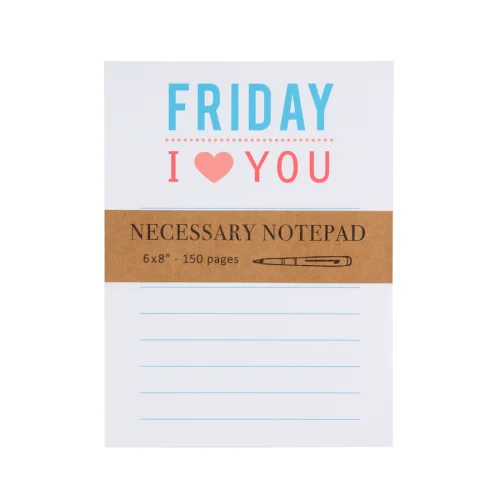 Eccolo - Necessary Notepad Friday I Love You
