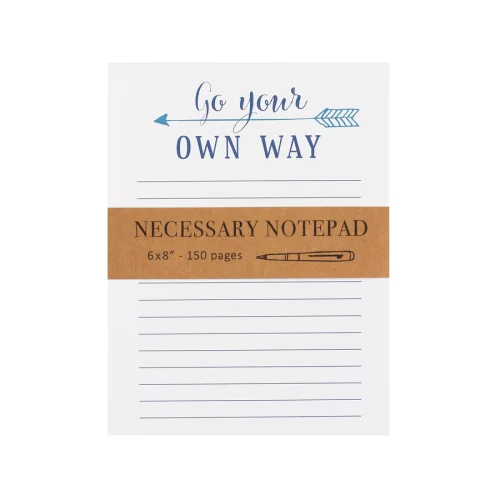 Eccolo - Necessary Notepad Go Your Own Way Arrows