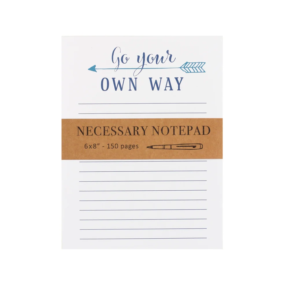Eccolo - Necessary Notepad Go Your Own Way Arrows