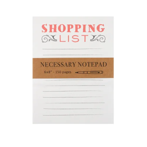 Eccolo - Necessary Notepad Shopping List