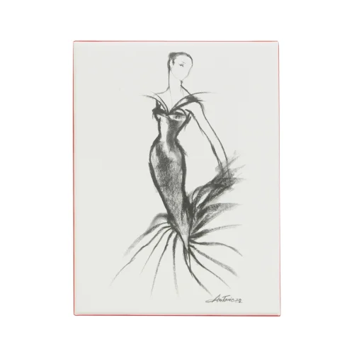 Libretto - Charles James: Beyond Fashion- Fashion Illustrations - Kartpostal Seti