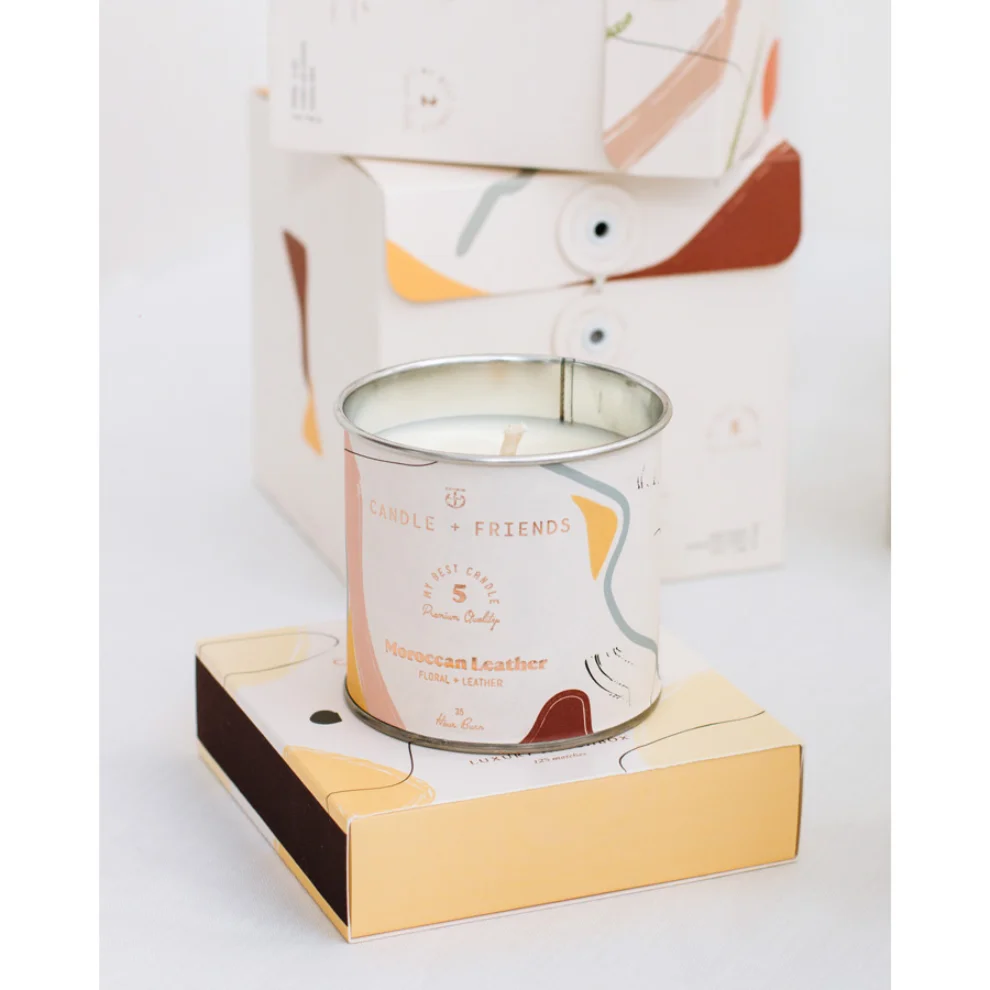 Candle and Friends - No.5 Moroccan Leather Teneke Mum