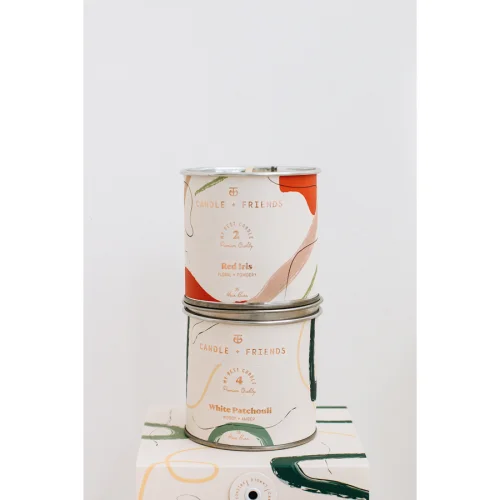 Candle and Friends - No.4 White Patchouli Tin Candle