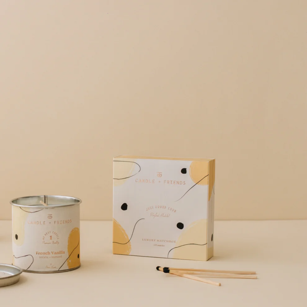 Candle and Friends - No.1 French Vanilla Luxury Matchbox 