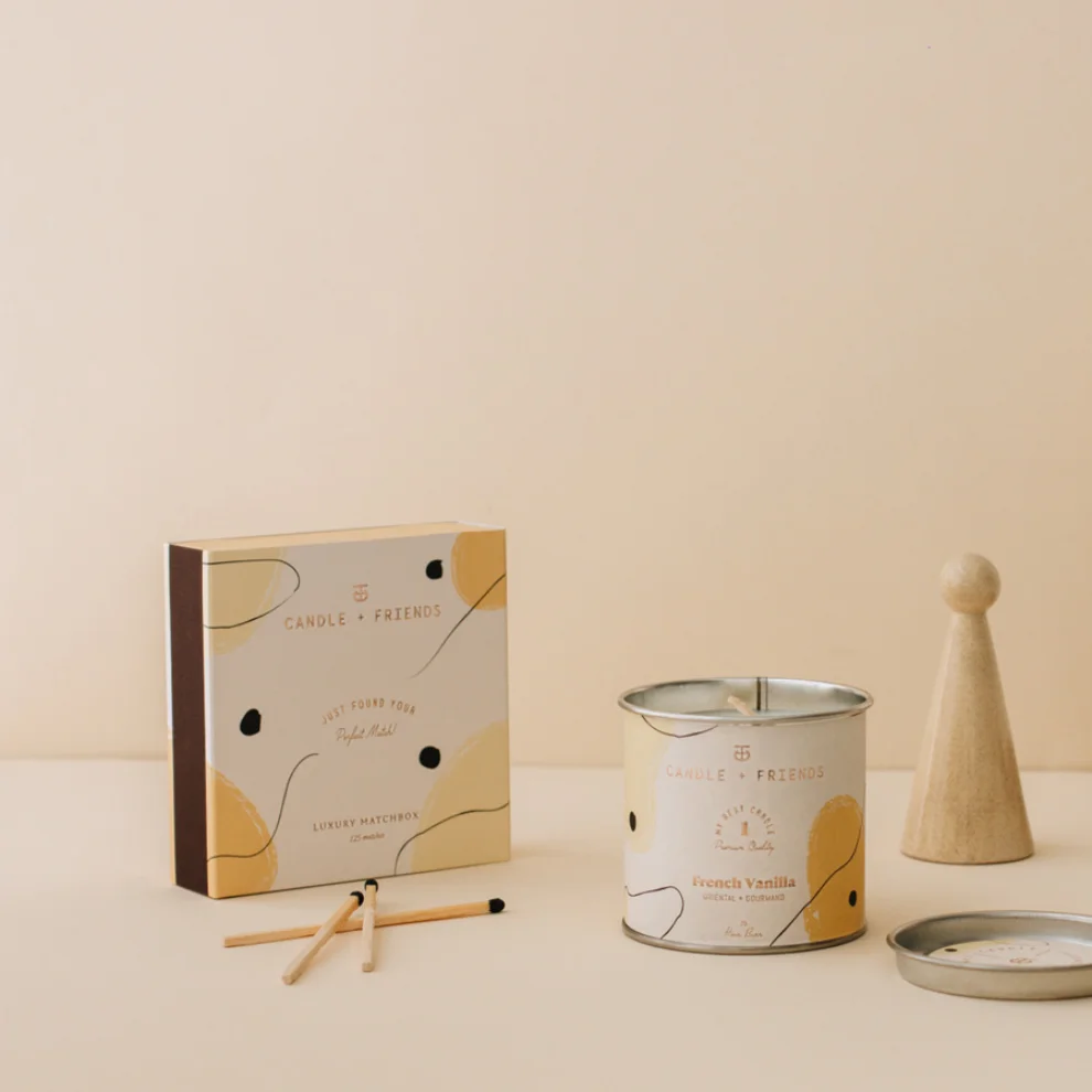 Candle and Friends - No.1 French Vanilla Luxury Matchbox 