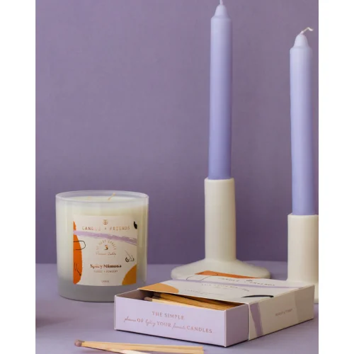 Candle and Friends - No.3 Spicy Mimosa Luxury Matchbox