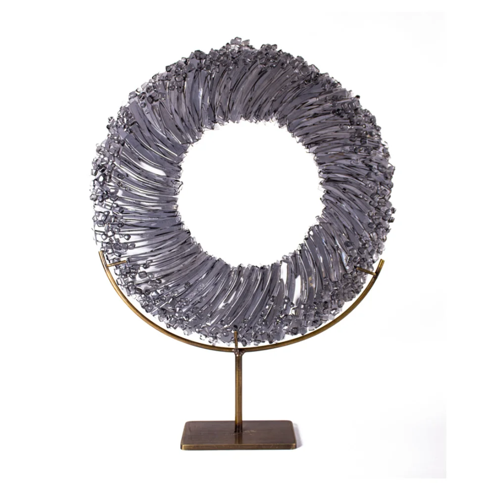 Saken Cam & Tasarım - Whirlpool Glass Sculpture