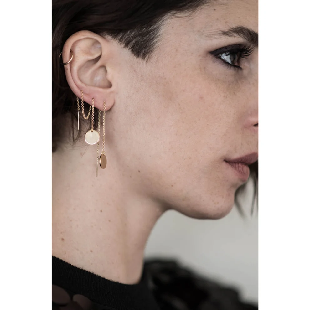 Miklan Istanbul - Circle Drop Earrings