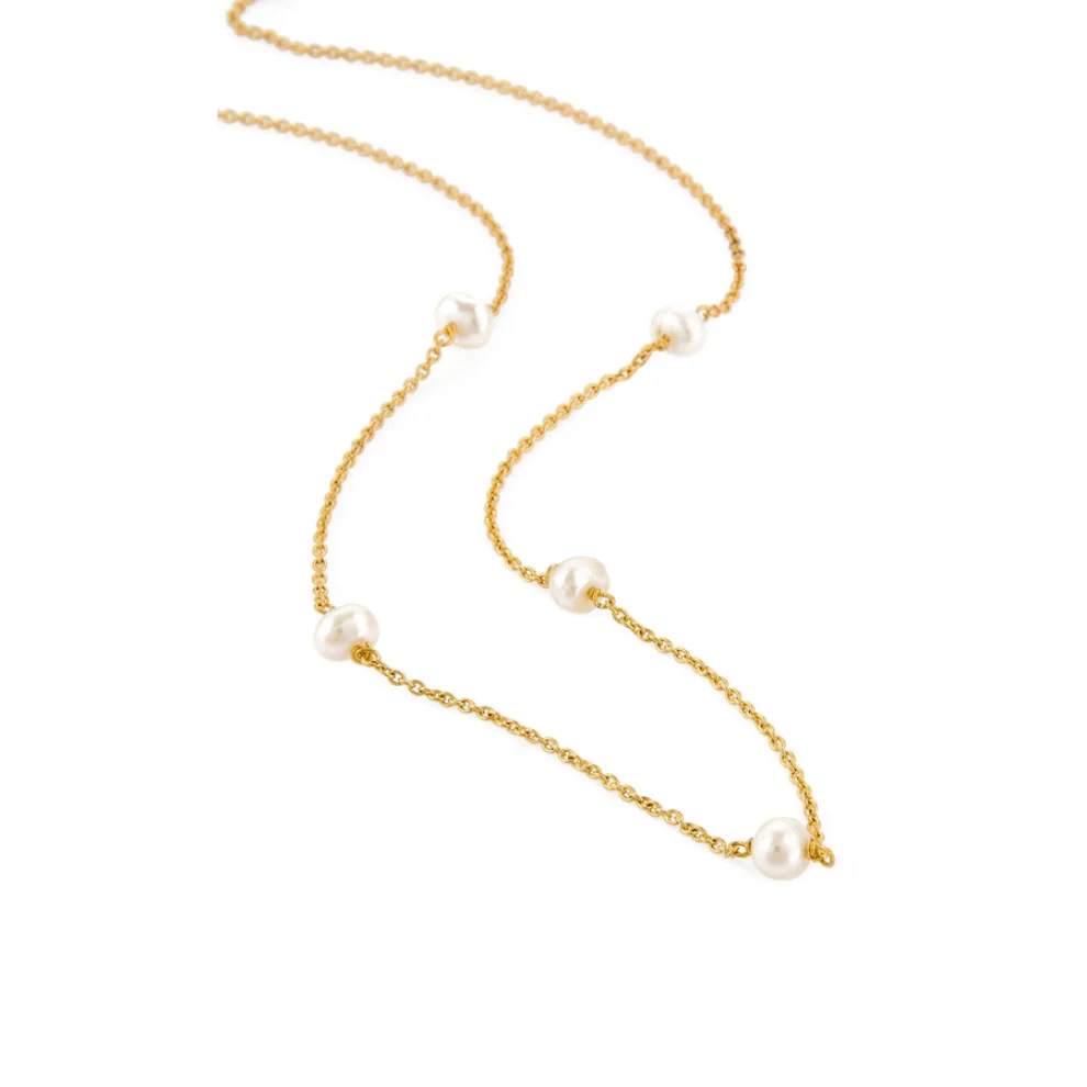 Miklan Istanbul - Grand Pearl Gold Necklace