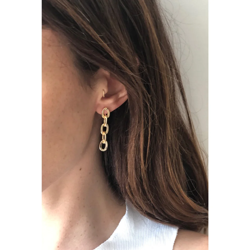 Miklan Istanbul - Lita Gold Earrings