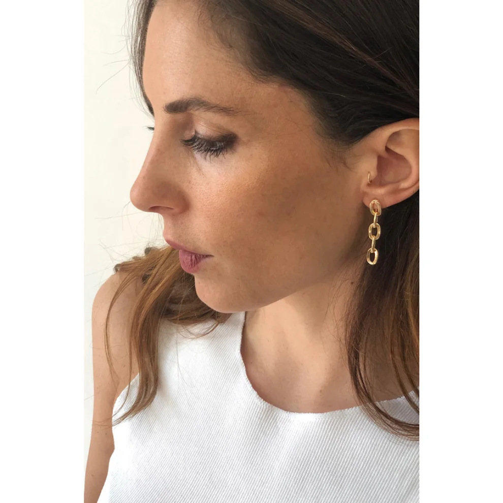 Miklan Istanbul - Lita Gold Earrings