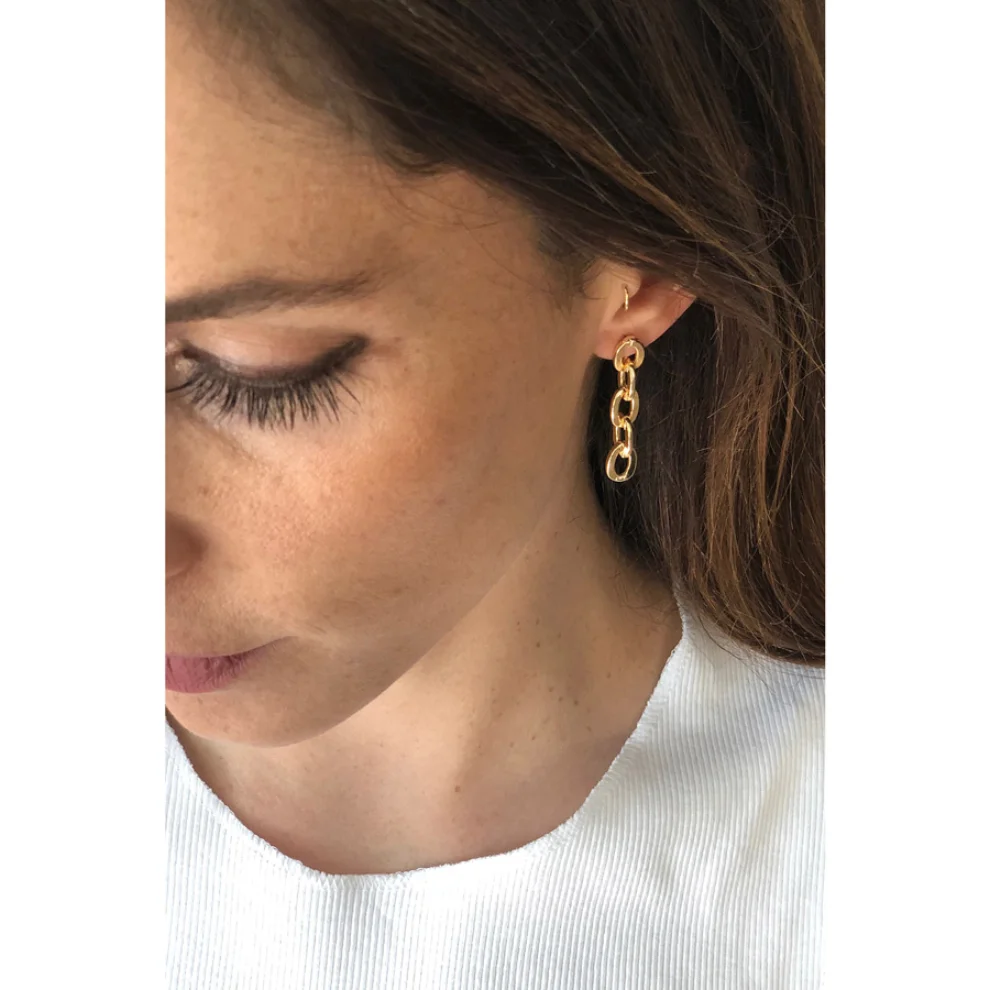 Miklan Istanbul - Lita Gold Earrings