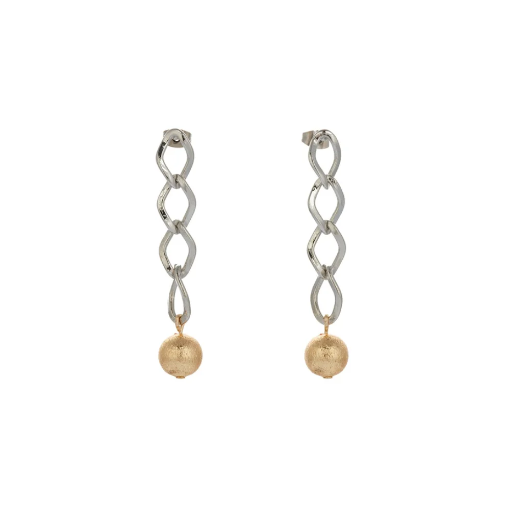 Miklan Istanbul - Onda Rhodium Earrings