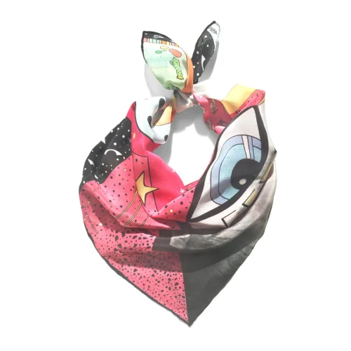 Be Mine Design - Falling Angels Silk Bandana