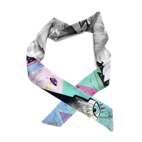 Be Mine Design - Falling Angels Silk Thin Scarf