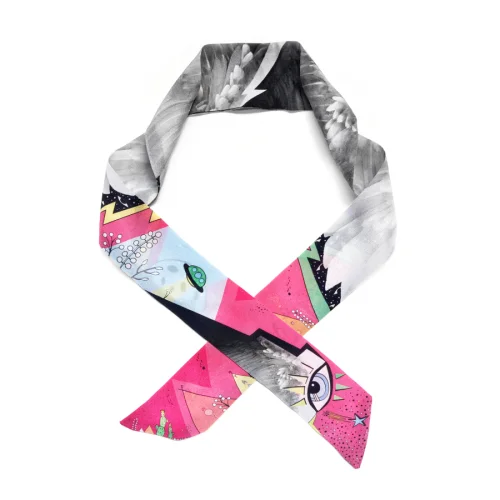 Be Mine Design - Falling Angels Silk Thin Scarf