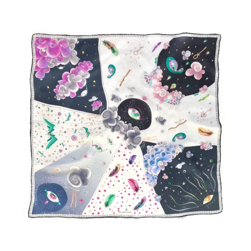 Be Mine Design - Third Eye Dreams Silk Bandana