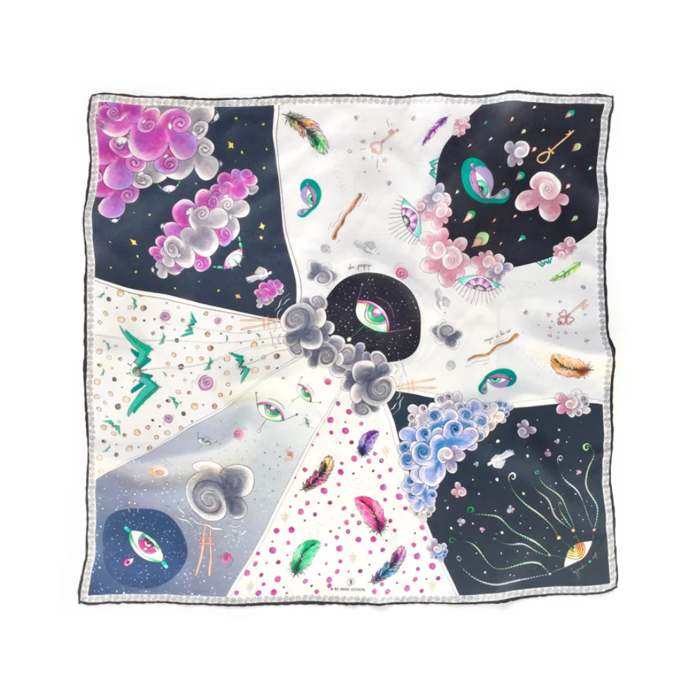 Be Mine Design - Third Eye Dreams Silk Bandana