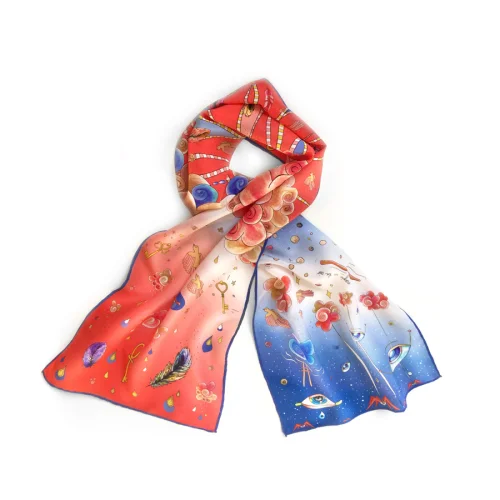 Be Mine Design - Third Eye Dreams Silk Scarf