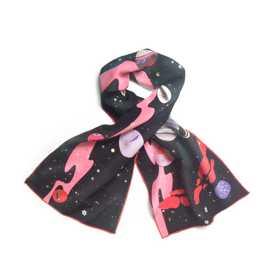 Zodiac Stories Silk Scarf