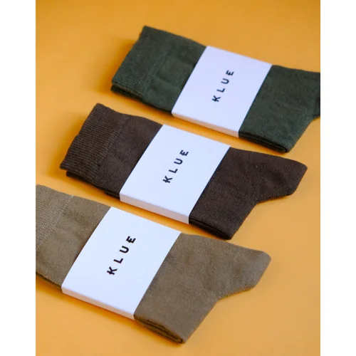 Klue Concept - Klue Solid Çorap - Yeşil