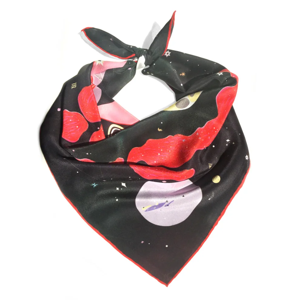 Be Mine Design - Zodyak Hikayeleri İpek Bandana