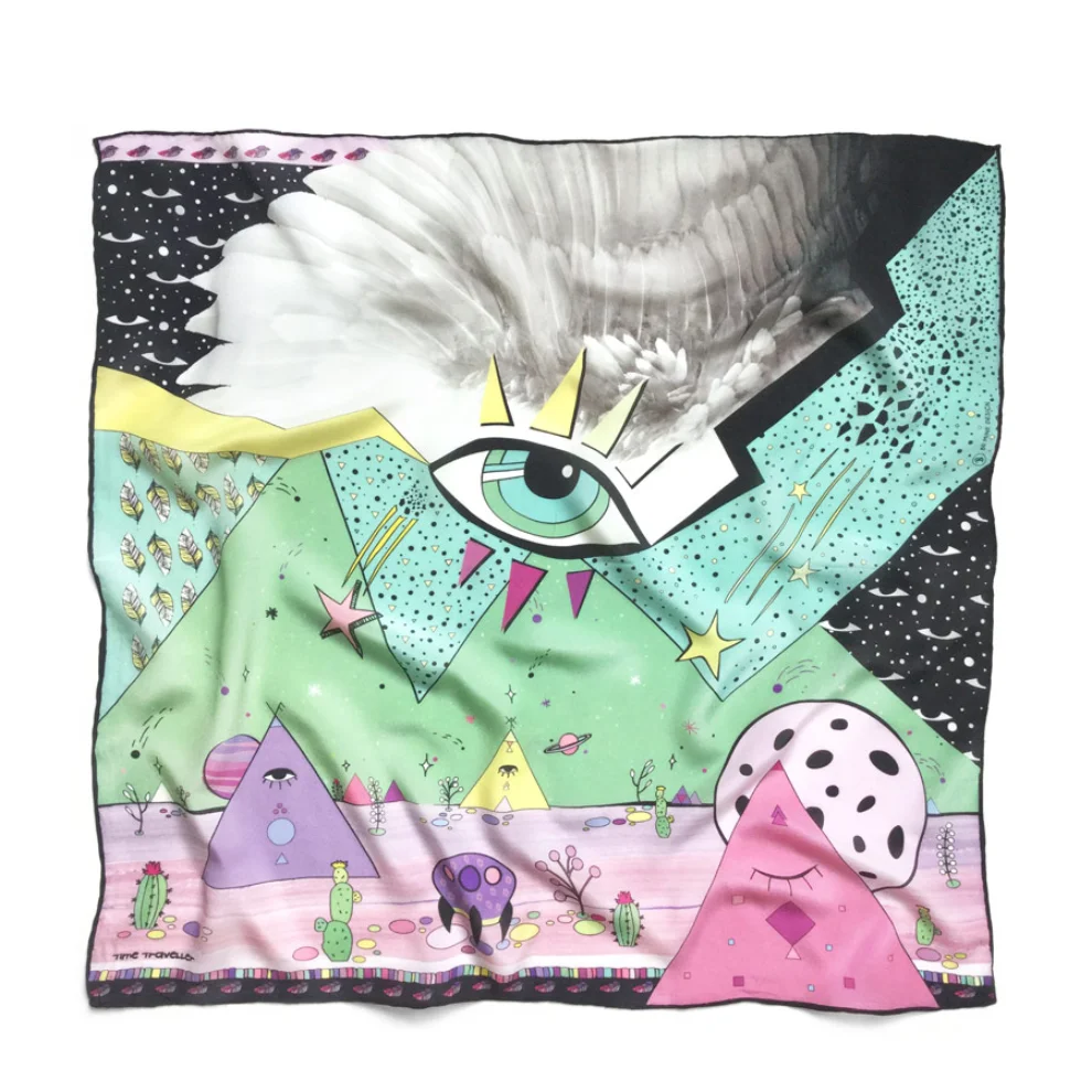 Be Mine Design - Falling Angels Silk Bandana