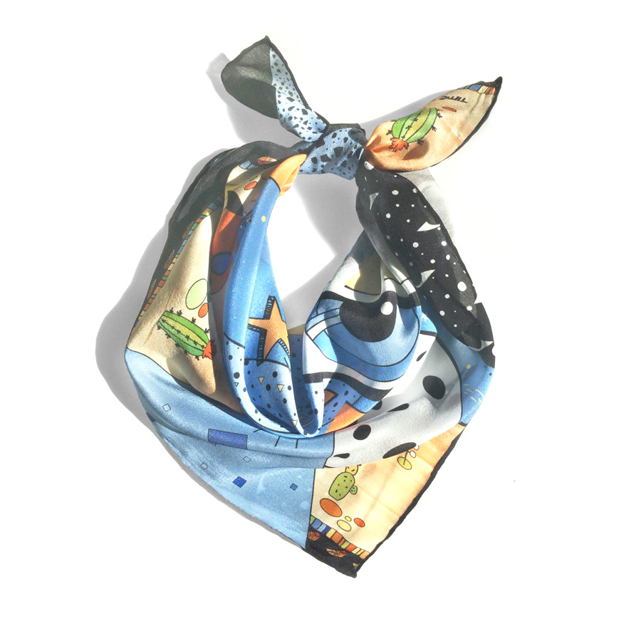 Falling Angels Silk Bandana