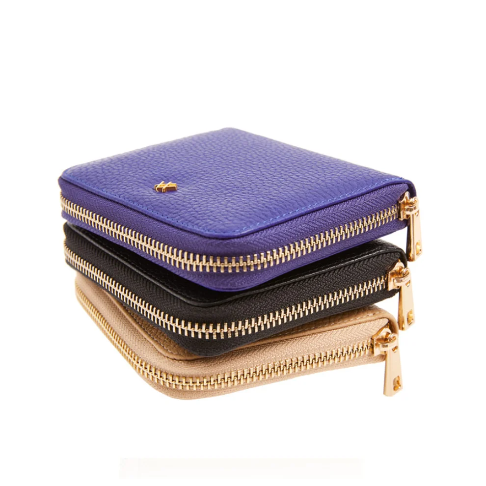 Noula - Iris Zip Around Leather Wallet