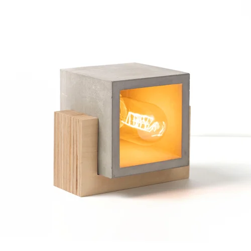 Womodesign - Concrete And Wood Table Lamp