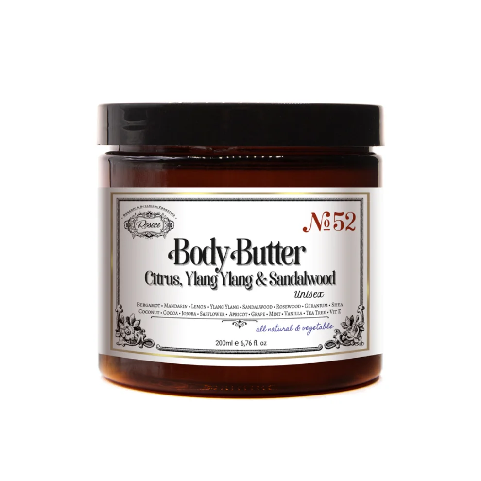 Rosece - Body Butter / Citrus, Ylang Ylang & Sandalwood