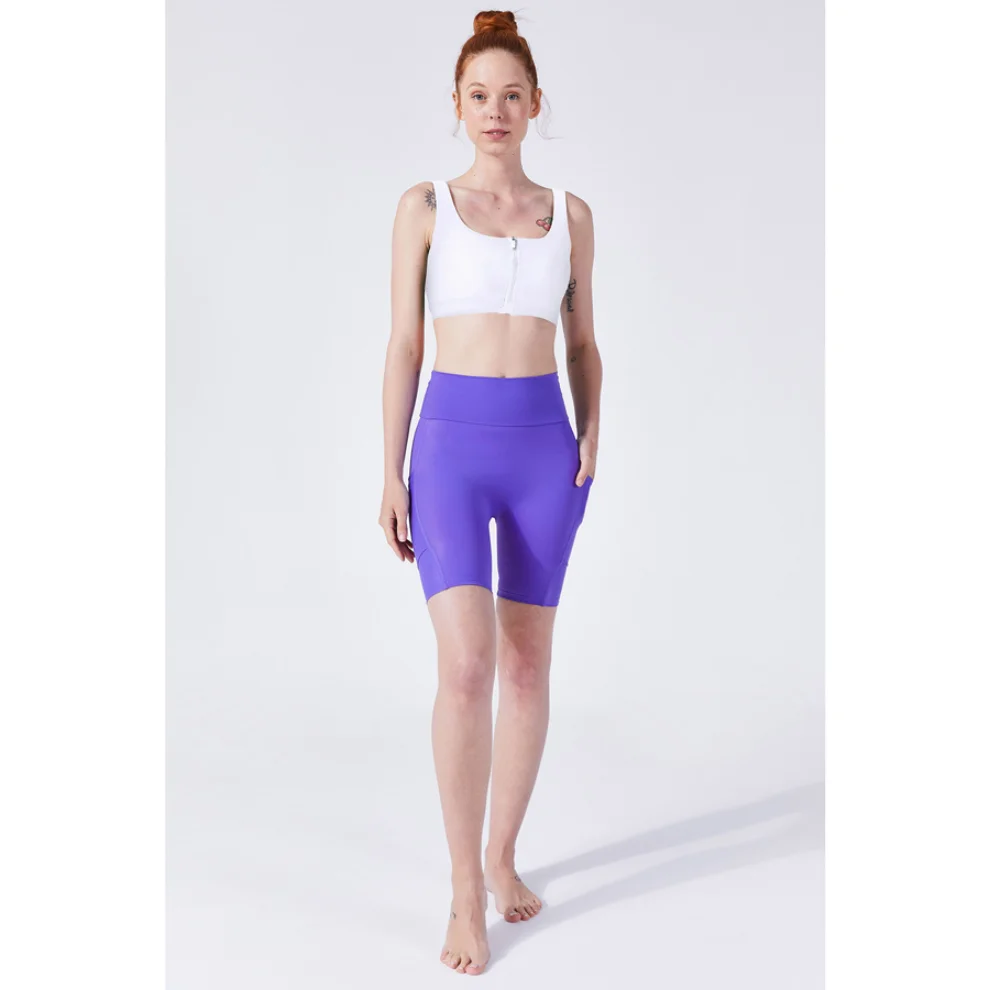 Vayu - Athena Zip Front Yoga Sports Bra