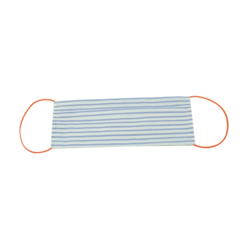 Atelier 99 - Blue Striped Washable Cotton Mask