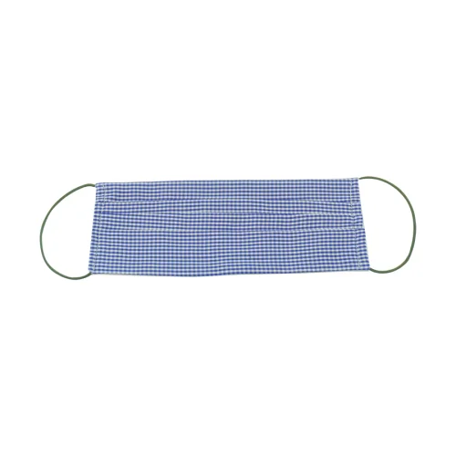 Atelier 99 - Blue Gingham Washable Cotton Mask