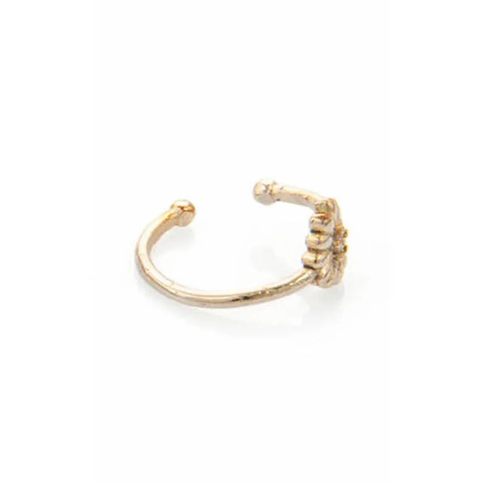 Miklan Istanbul - Maya Gold Earcuff Küpe