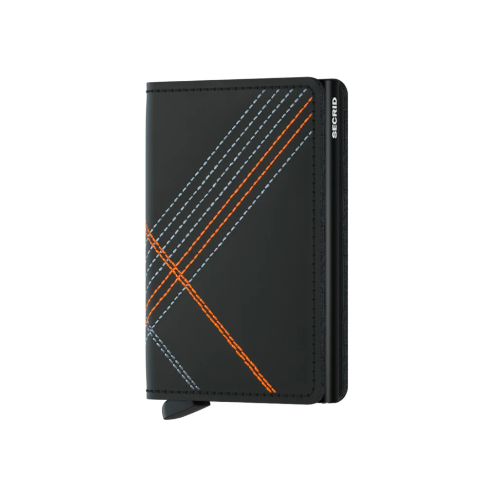 Secrid - Slimwallet Stitch Linea Orange Wallet