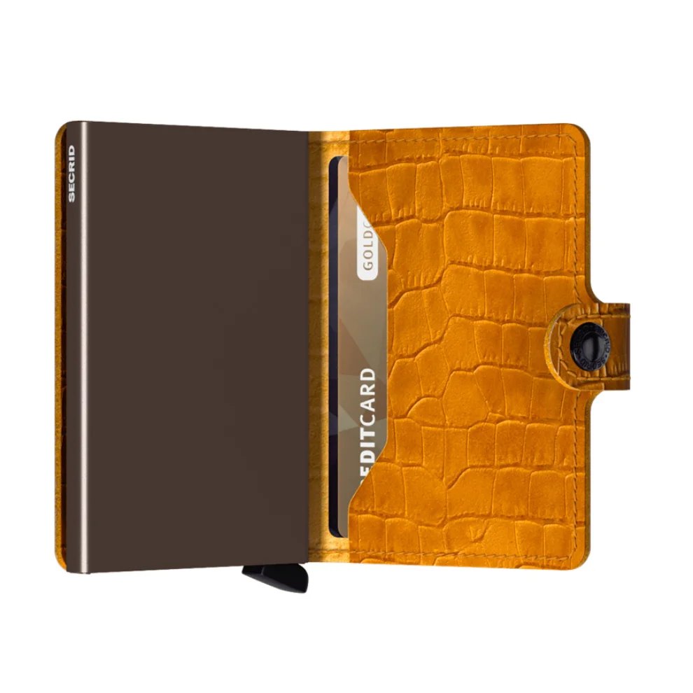 Secrid - Miniwallet Cleo Ochre Brown Cüzdan