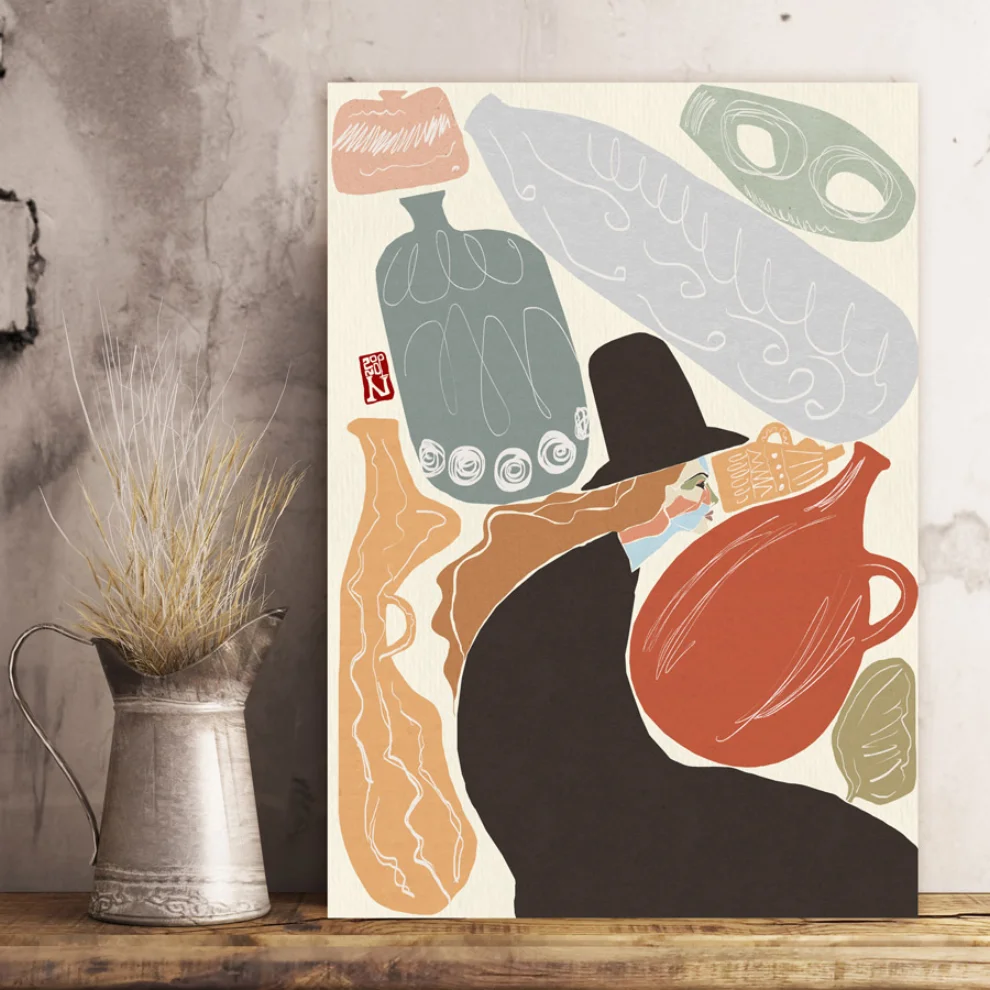 Nilol Print - Witchy happy Print