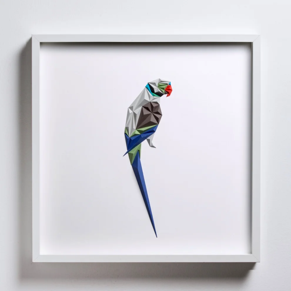 Paperpan	 - Blue Parakeet Artwork