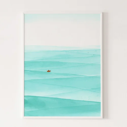 Wallthinks - Wave Matt Fibre Printing