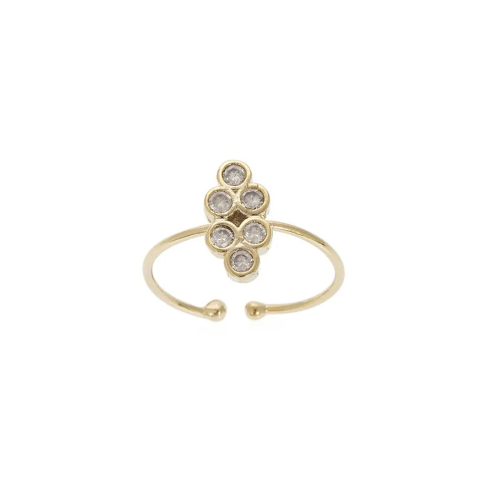 Miklan Istanbul - Rhinestone Minimal Ring