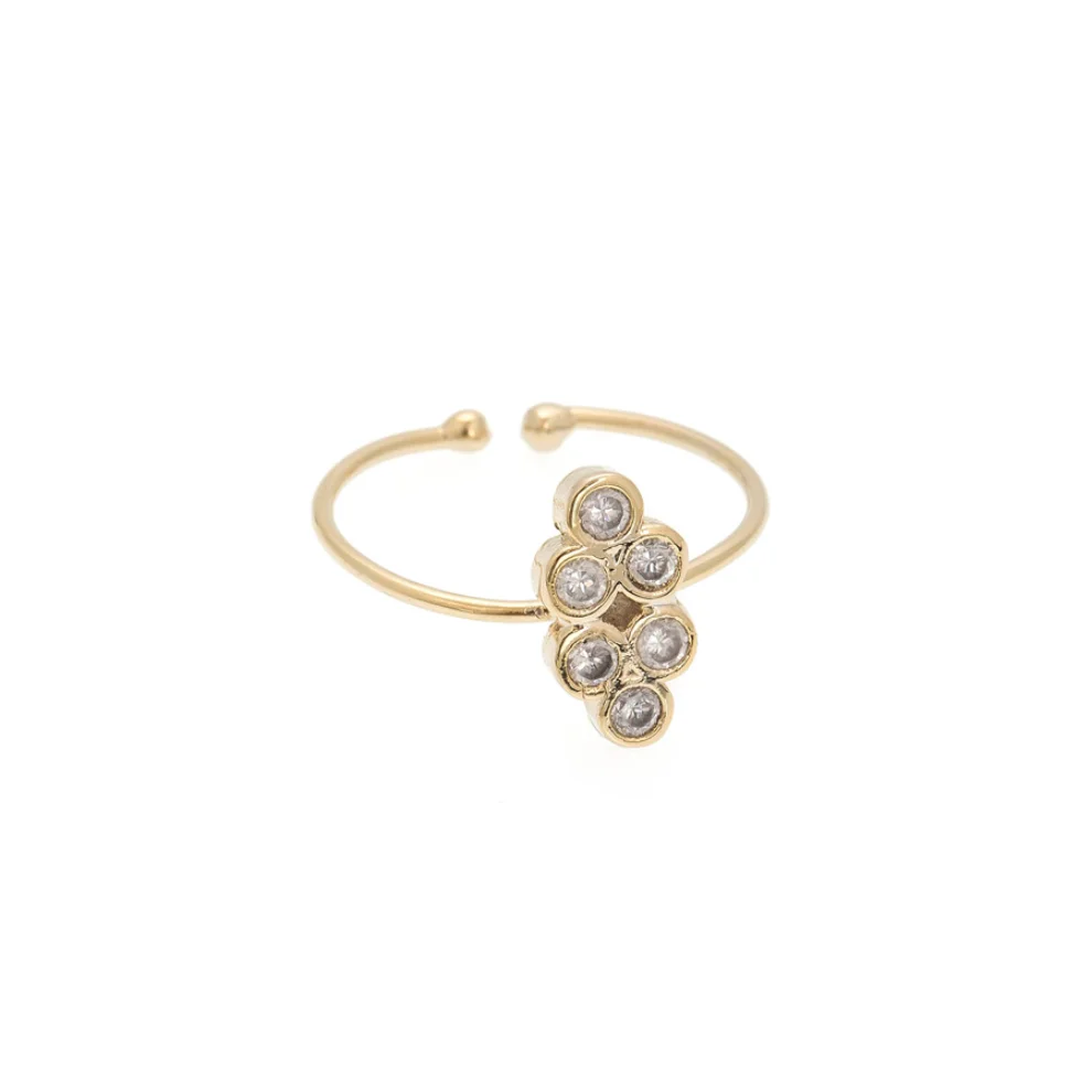 Miklan Istanbul - Rhinestone Minimal Ring