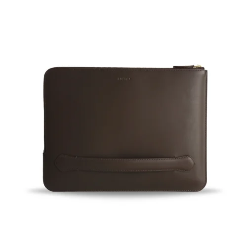 Bustha - Earth C  Zip Folio Leather Folio Bag for Macbook 13''