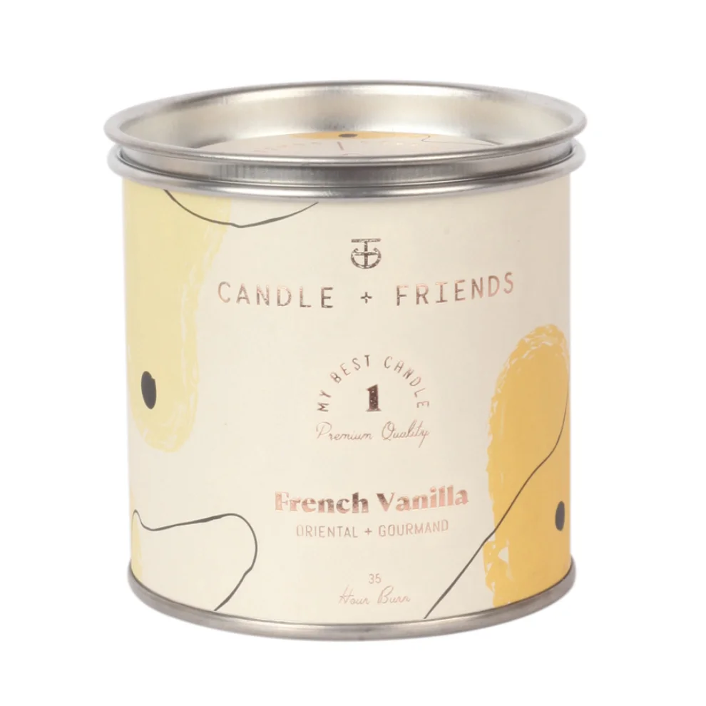 Candle and Friends - French Vanilla Tin Candle 