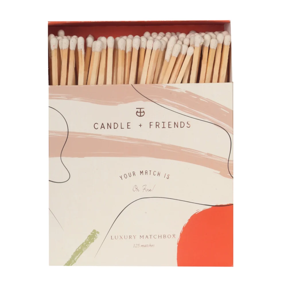 Candle and Friends - No.2 Red Iris Luxury Matchbox