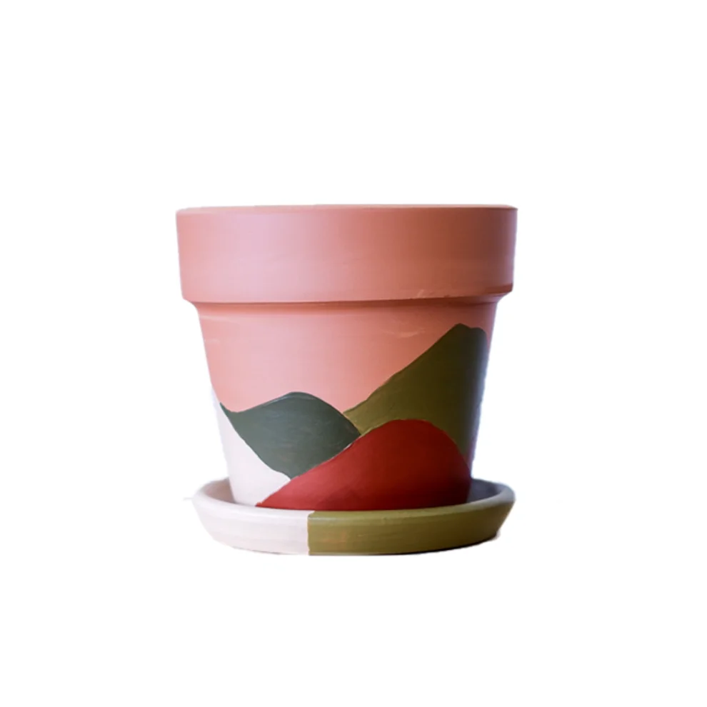 fi.dayy - Abstract No02 - Terracotta Plant Pot 