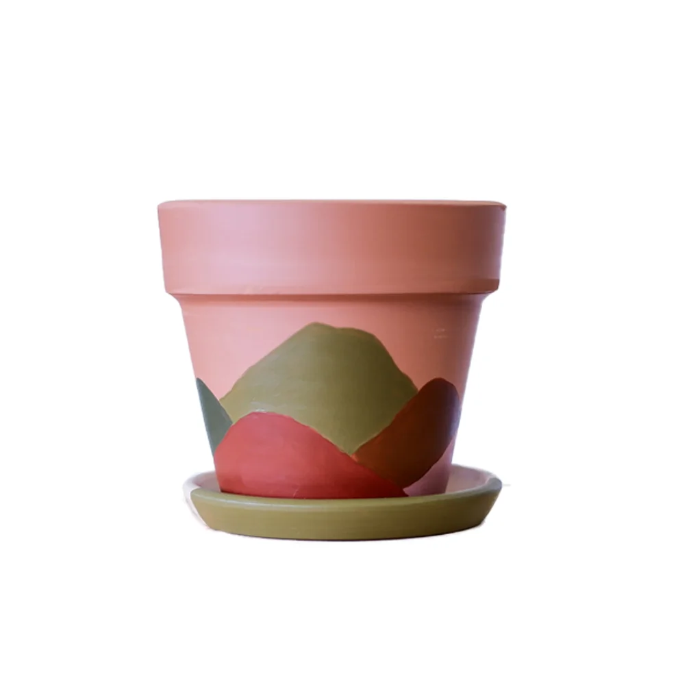fi.dayy - Abstract No02 - Terracotta Plant Pot 