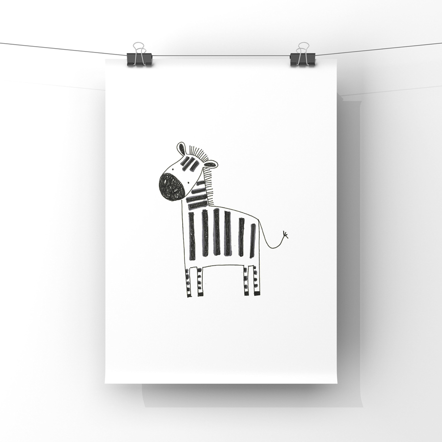 Zebra Poster